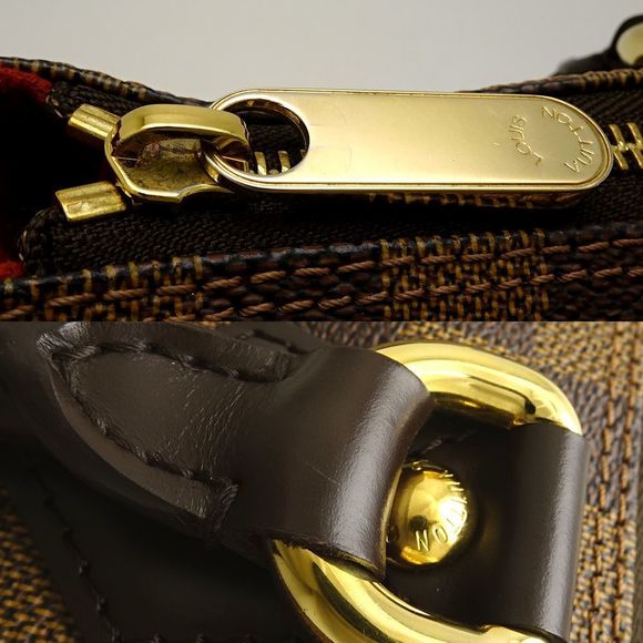 Louis Vuitton Damier Saleya PM Ebene Tote Bag Brown - Picture 7 of 8